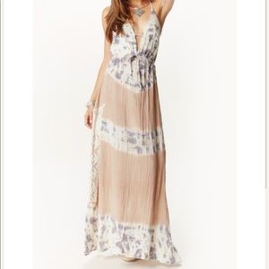 NWOT ale by Alessandra halter dress tie dye s